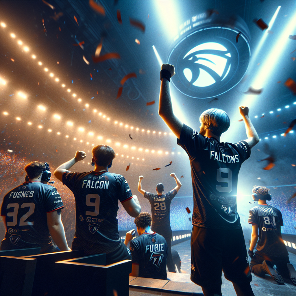Falcons celebrate decisive map comeback as FURIA exit playoffs in CS esports.